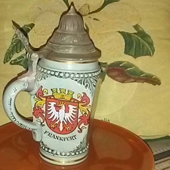 West Germany original Blue Beer Stein - Picture 7 of 8